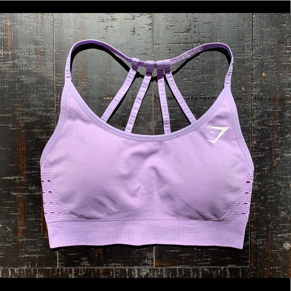 Gymshark Energy Seamless Sports Bra - Lilac
